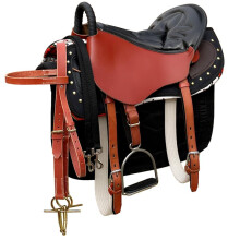Armrest Pure Leather Saddle Leather Horse Pommel Horse Riding Saddle