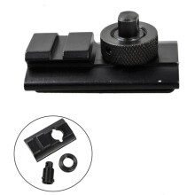 Tactical Airsoft Rifle Hunting Shooting Bipod Weaver Rail Stud Swivel Picatinny Slot Adaptor 20mm Bipod Adapter