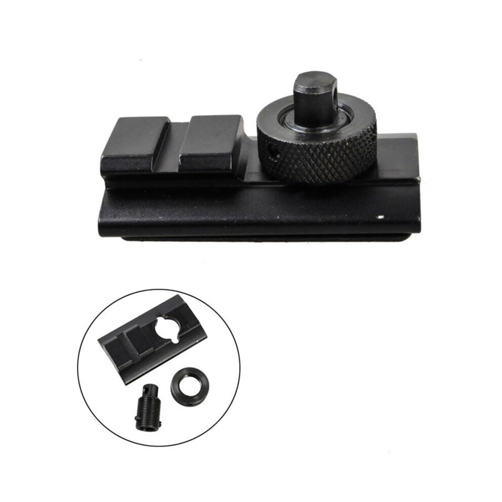 Tactical Airsoft Rifle Hunting Shooting Bipod Weaver Rail Stud Swivel Picatinny Slot Adaptor 20mm Bipod Adapter