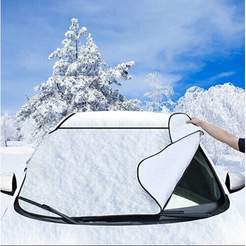 Winter Car Windscreen Windshield Front Cover Anti Snow Frost Ice Shield Dust Protector Heat Sun Mat 2