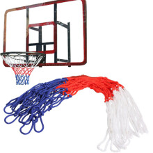 1pcs Nylon Basketball Net Thread Sports Basketball Hoop Mesh Backboard Rim Ball Pum 12 Loops White Red Blue Accessories