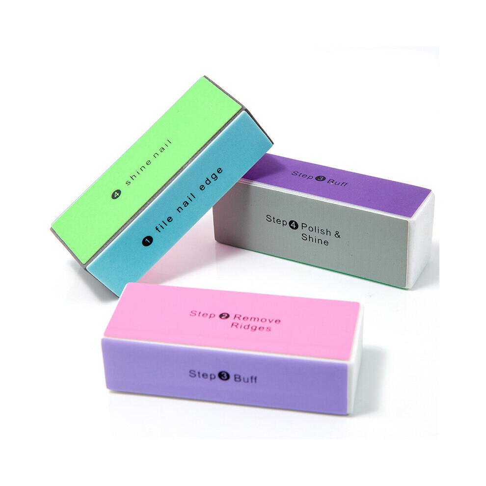 Wejoy 1/2/3/4Pcs Nail Polisher Block Nail Buffer File Polishing Block Manicure Tools Buffs For Manicure Art Beauty Nail Polisher