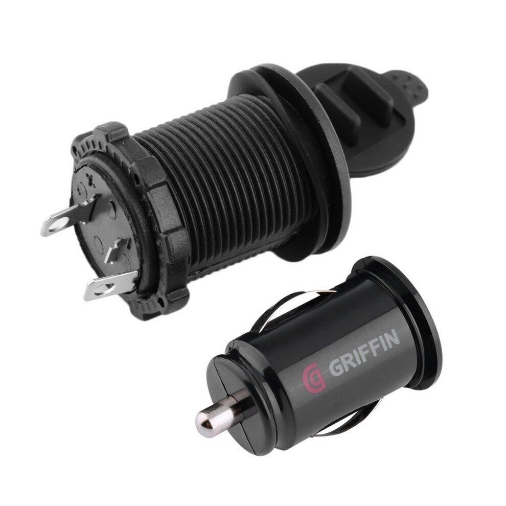 Dc12v-24V Car Cigarette Lighter Socket Dual Usb Charger Power Adapter Outlet 5063131629743