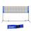 Portable Adjustable Badminton Net Rack Set Multi-function Volleyball Net Bracket Extending Net Rack with Folding Anti-rust Steel 2