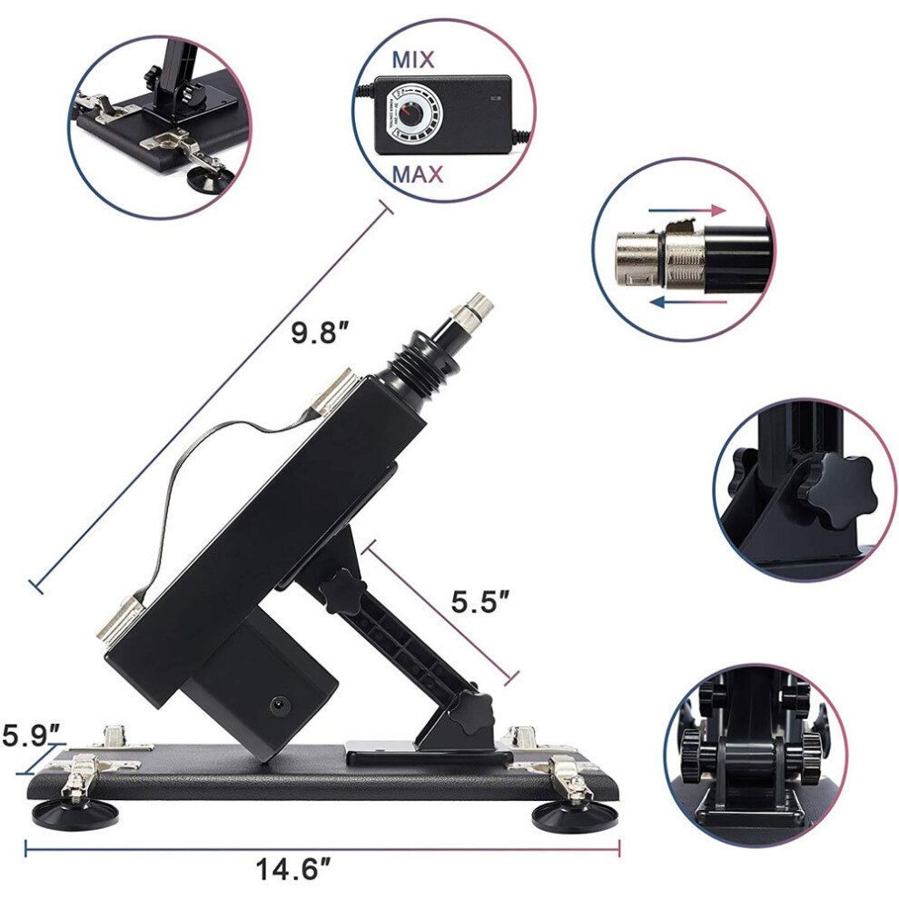 ROUGH BEAST Sex Machine for Women Stable Mute Sex Machine Gun with Dildo  Vibrator Masturbation Cup Sex Toys Adult 18 Sex Machine on OnBuy