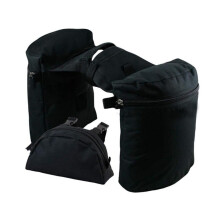 Horn Saddle Bag Set Horse Saddle Storage Package Horse Pommel Saddle Pocket For Equestrian Sports Outdoor Riding Harness Acce