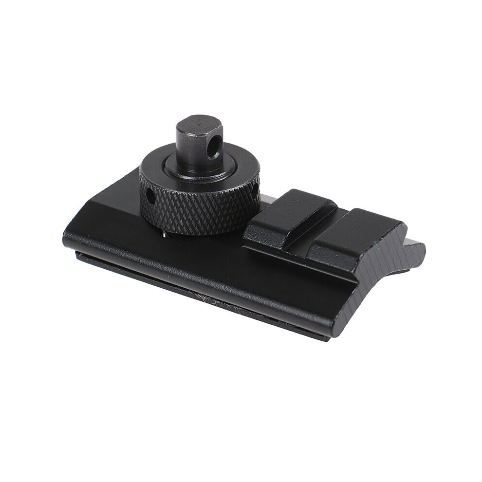 CS Tactical Airsoft Rifle Hunting Shooting Bipod Slot Adaptor 20mm Bipod Adapter Black Outdoor Hunting Gun Accessories