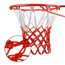 High Quality Durable Standard size Nylon Thread Sports Basketball Hoop Mesh Net Backboard Rim Ball Pum