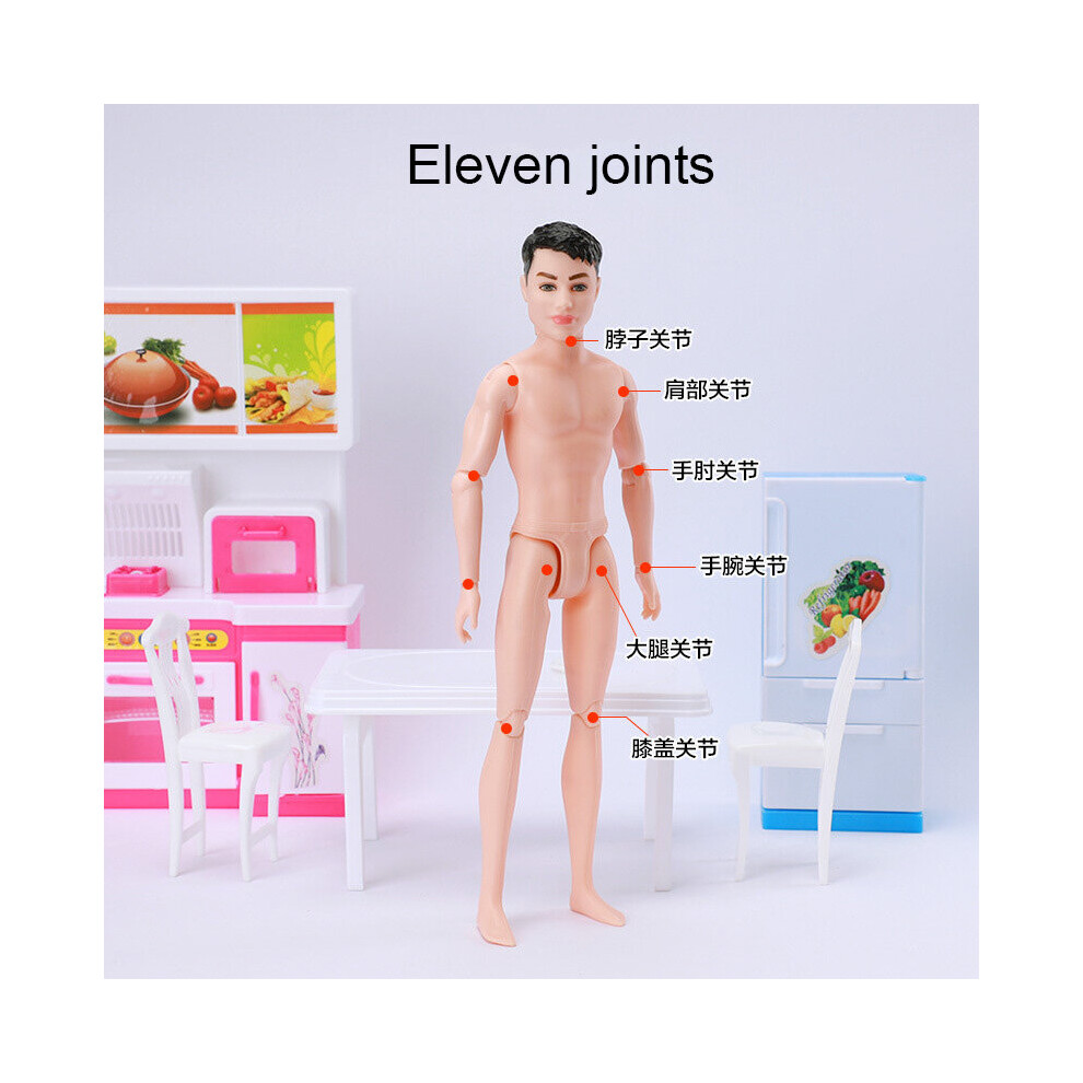 30cm Ken Doll Moveable Jointed Nude Doll Boyfriend Ken Male Man Naked Dolls  Accessories on OnBuy