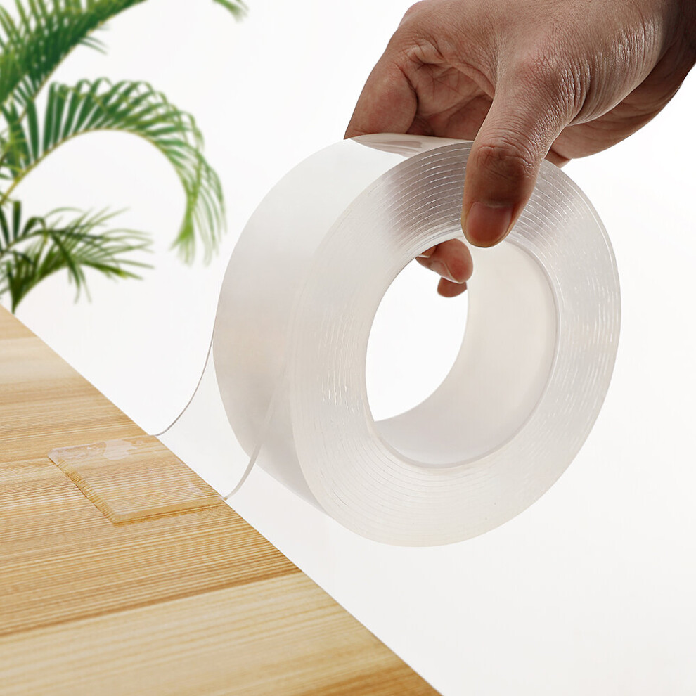 Home Reusable Tape Double Sided Adhesive For Face Super Gadget Strong Traceless Cinta Doble Cara Transparent Nano Glue 5063131341256