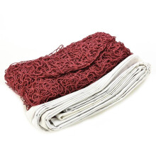 Red/Green Professional Exercise Training Standard Braided Badminton Net Outdoor Sports 6.0m x 0.75m