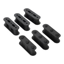6Pcs Plastic SUP Board 3-hole Footstrap Insert Windsurfing Board Footstrap Insert Stand Up Paddle Surfboard Surfing Accessories