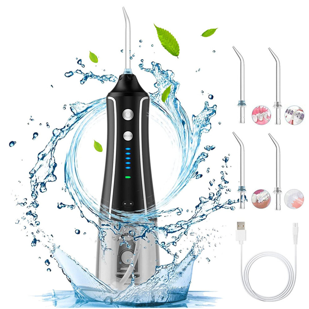 Wejoy Oral Irrigator Usb Dental Water Jet 320Ml Waterproof Water Flosser Irrigator Dental Floss Teeth Whitening Cleaner 4 Nozzle