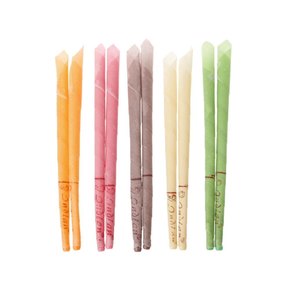 Wejoy 10Pcs Ear Wax Cleaner Removal Indian Coning Fragrance Ear Candles Healthy Care
