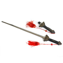 Folding Telescopic Sword Stainless Steel Fitness Tai Chi Sword Kids Toy Suitable for Morning Exercises Martial Arts Performances