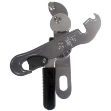 Climbing Self Braking Double Stop Descender Belay Device Rock Climbing Gear For Climbing Belaying And Rappelling Device