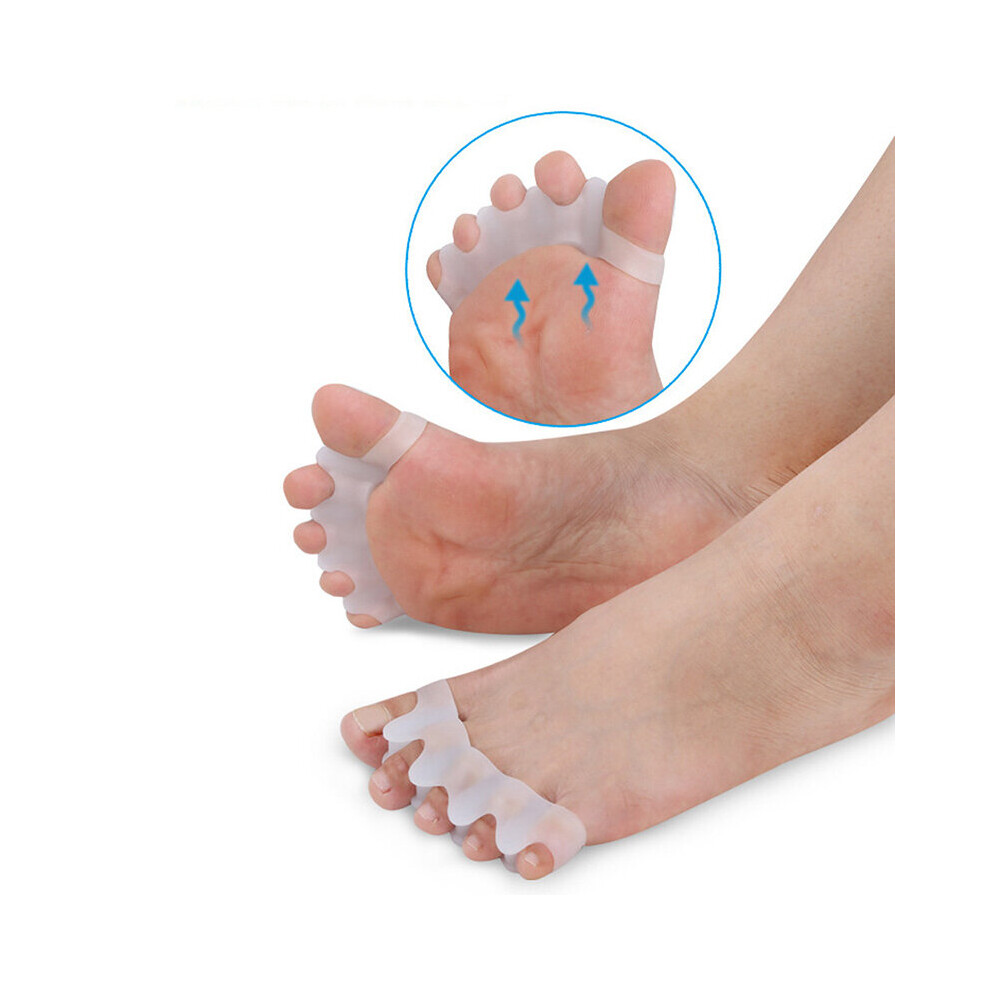 Wejoy Hallux Valgus Corrector Toe Silicone Separators Bunion Correctors Foot Finger Splitter Thumb Spacer Feet Spreader