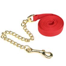 8.5ft Lunge Line Horse Leash Halter with Chain Pet Dog Obedience Recall Training Lead horse equipment halter horse