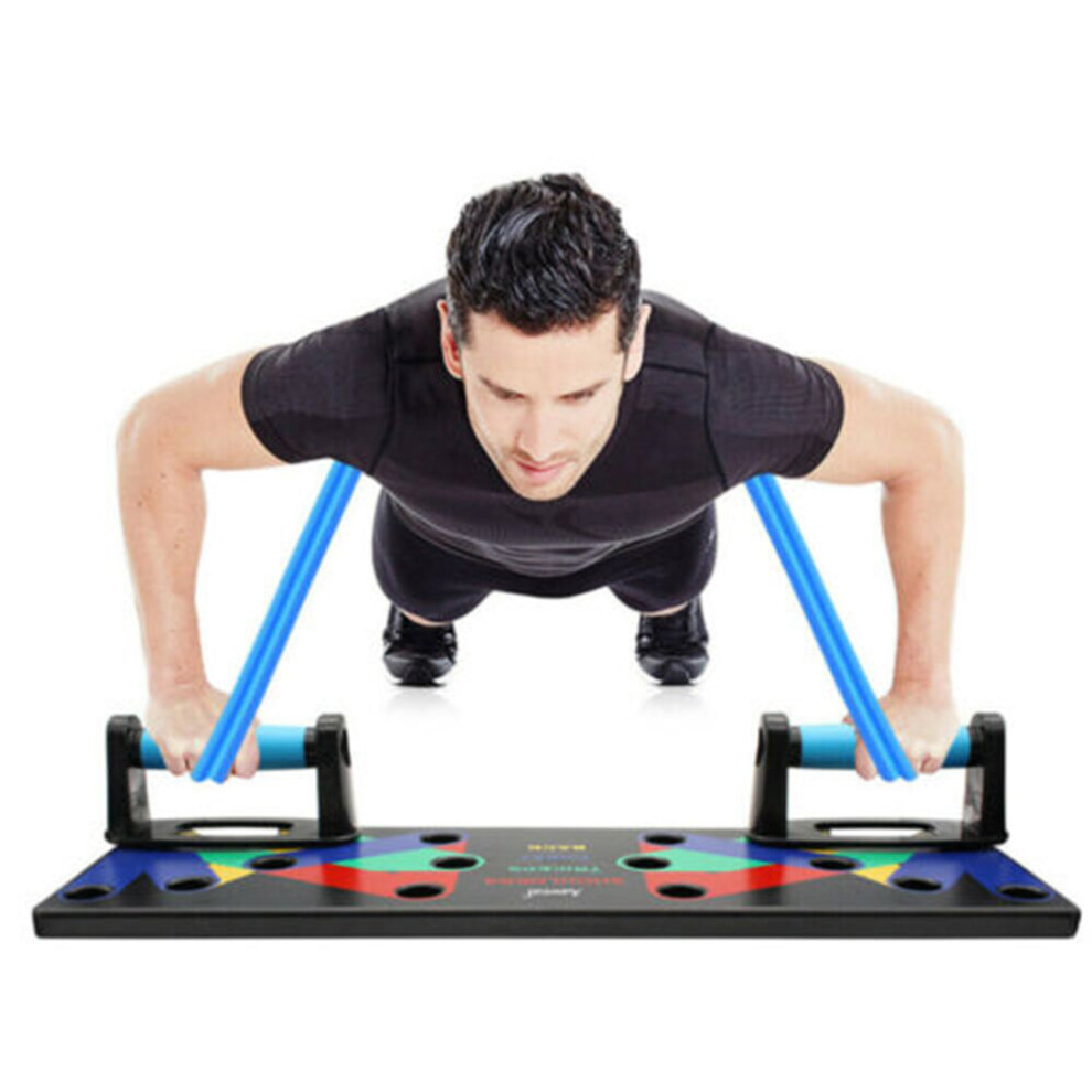 9 in 1 Push Up Rack Board Men Women Comprehensive Fitness Exercise Stands Body Building Training System Sport Home Gym