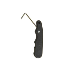 Hockey Skate Tightener Hold Handle PP Folding Ergonomic Design Suit for Icehockey Shoes Roller Skating Tool Grip Comfort