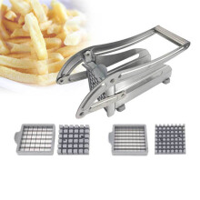 Stainless Steel Potato Chipper Vegetable and French Fry Cutter French Fry Chips Cutter Slicer Chopper