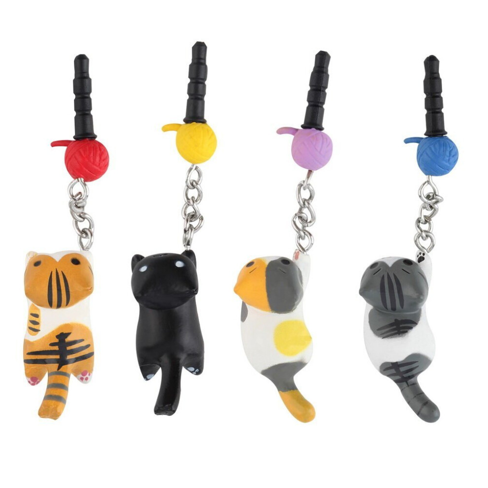 Newest Cat Playing Ball 3.5Mm Anti Dust Earphone Jack Plug Stopper For Phone 5063131627091