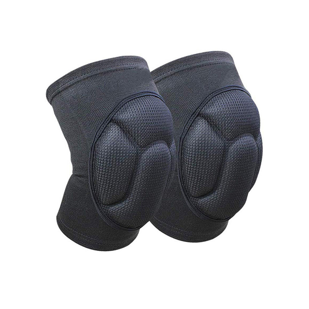 1 Pair Protective Knee Pads Thick Sponge Football Volleyball Extreme Sports Anti-Slip Collision Avoidance Kneepad Brace 5063131402544