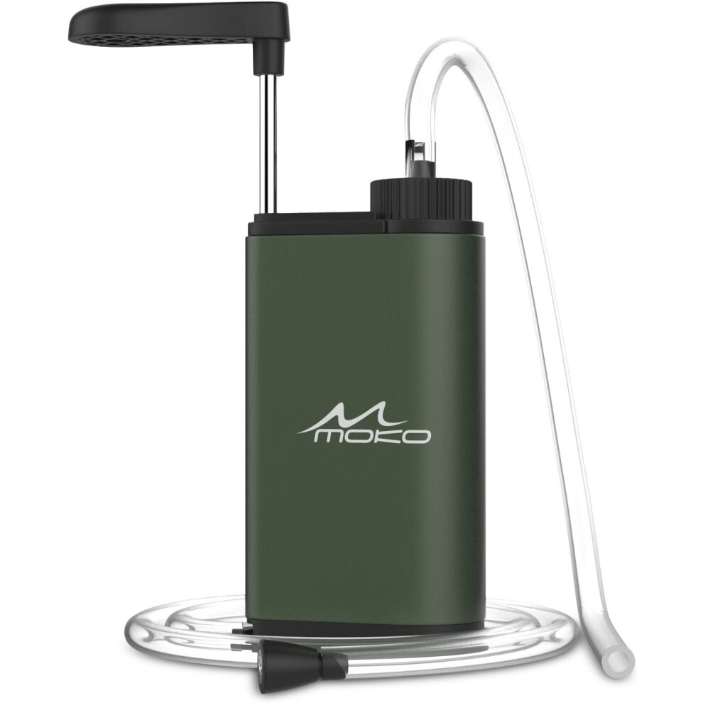 MoKo Portable Water Filter for Camping Hiking, Emergency Water Purifier Survival, with Internal Carbon and Ultra Filter Assembly-image-OPC-PBNXK9Z-NEW