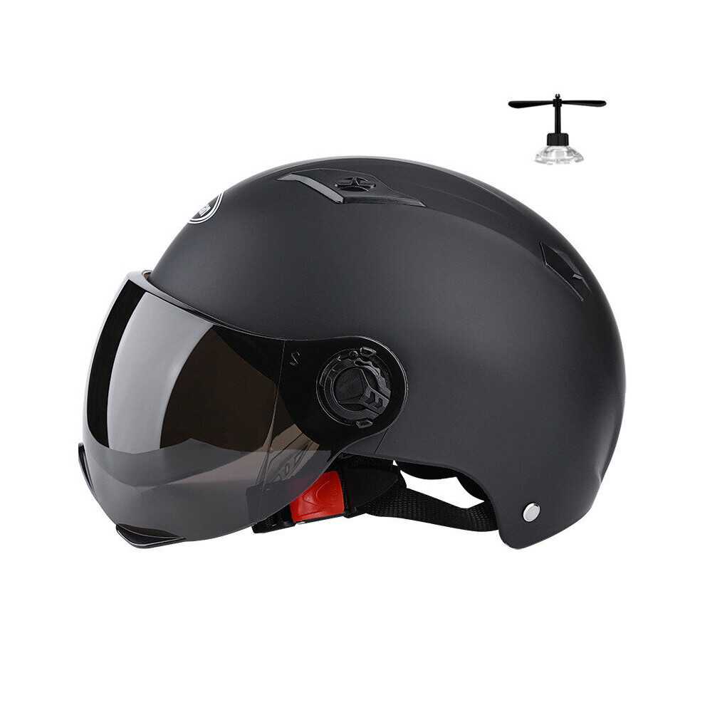 53 To 61 Cm Adult Electric Motorcycle Helmets Half Helmet Scooter Motor Crash Helmetor Moto Bike Sunshade Sun Protection Summer 5063131530636