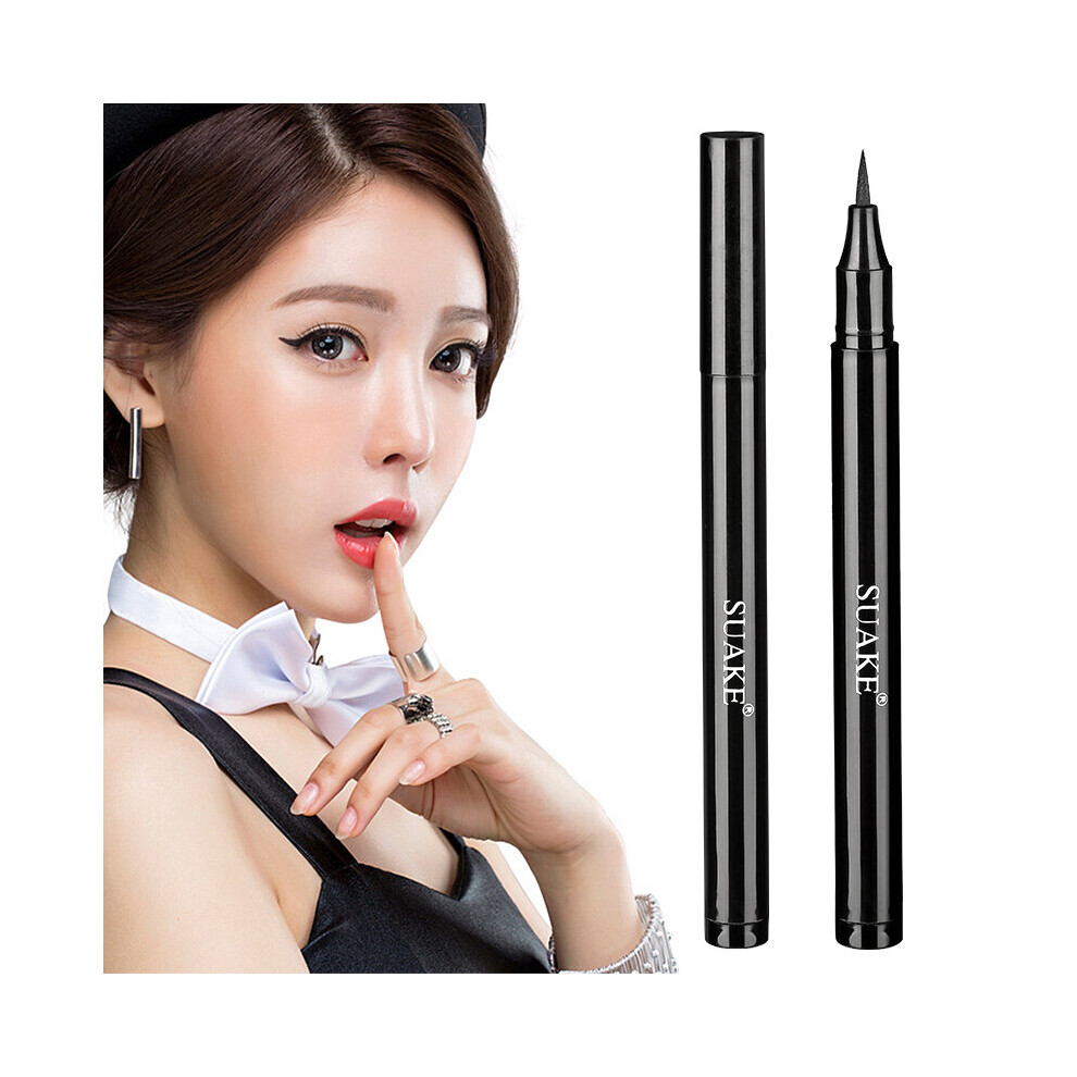 Wejoy Black 1Pcs Liquid Eyeliner Stamp Pen Delicate Waterproof Makeup Women Eye Liner Pencil Korean Cosmetics Beauty Tools Tslm1