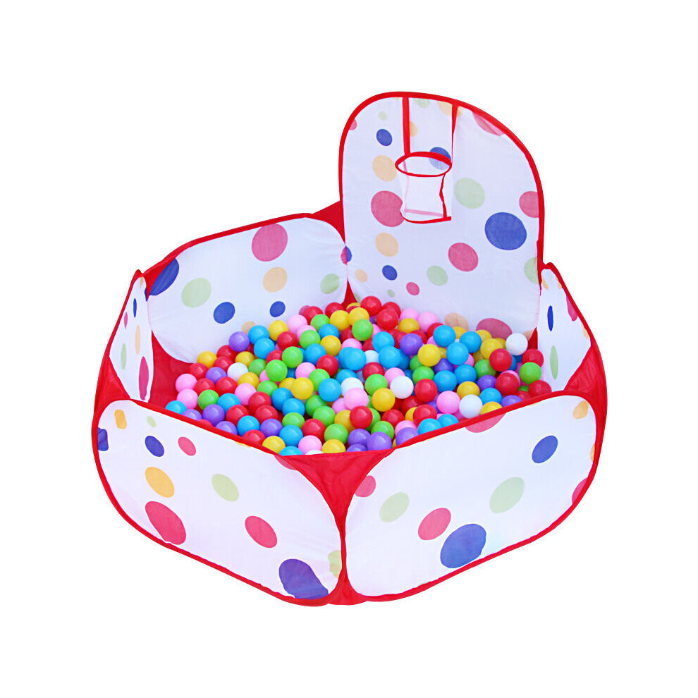 1.5M Kids Playpen Portable Children Ball Pit Kids Dry Pool Ball Pool With Basketball Hoop Folding Outdoor Indoor Ballenbak Toys Wejoy