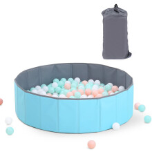 ORZKIDS Kids Foldable Ball Pit Playpen Oxford Fabric Ball Pool with Storage Bag Baby Toddlers Fence Ocean Ball Playground Toys