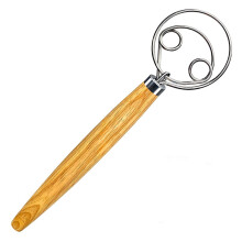 Danish Dough Whisk Dutch Style Bread Whisk For Dough Cooking Kitchen Pastry Blenders Bread Mixer Dough Scraper Cake Tools Gadget
