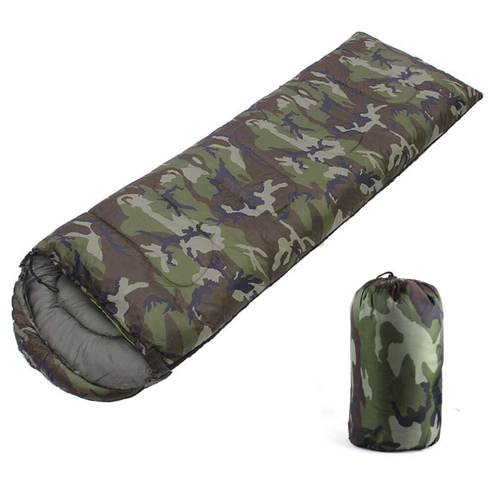 Outdoor Leisure Camping Lunch Break Camouflage Sleeping Bag Adult Sleeping Bag Camping Sleeping Bag Envelope Style Lazy Bag