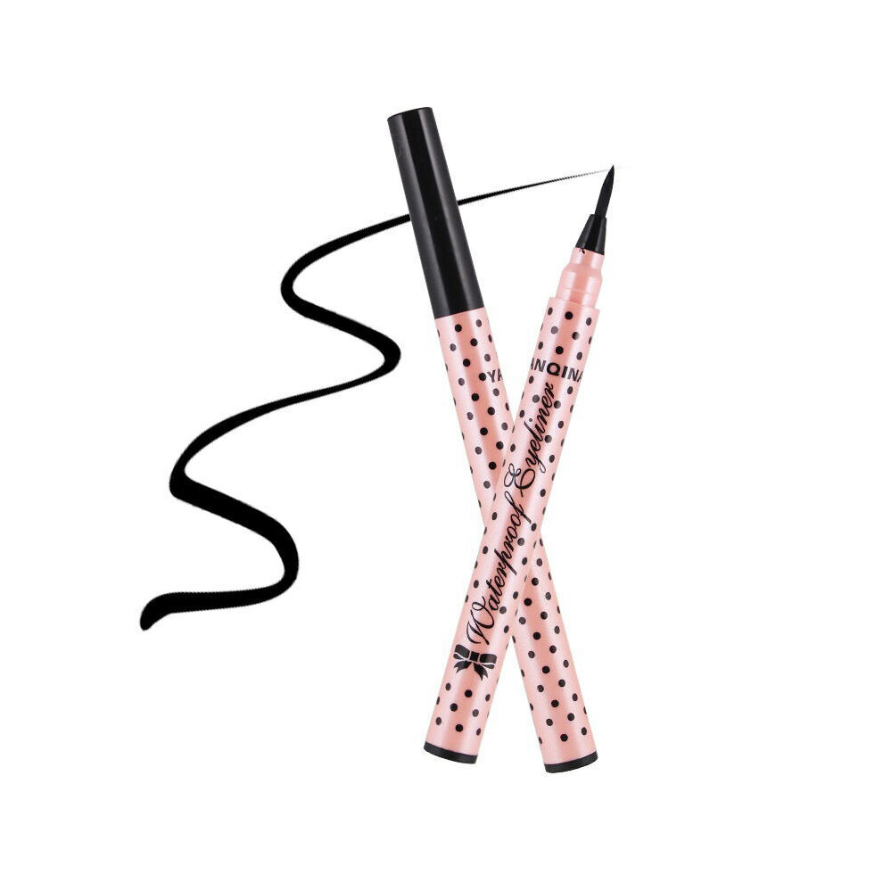 Wejoy Black 1Pc Eyeliner Waterproof Liquid Eye Pencil Pen Make Up Comestic For Woman Tslm1