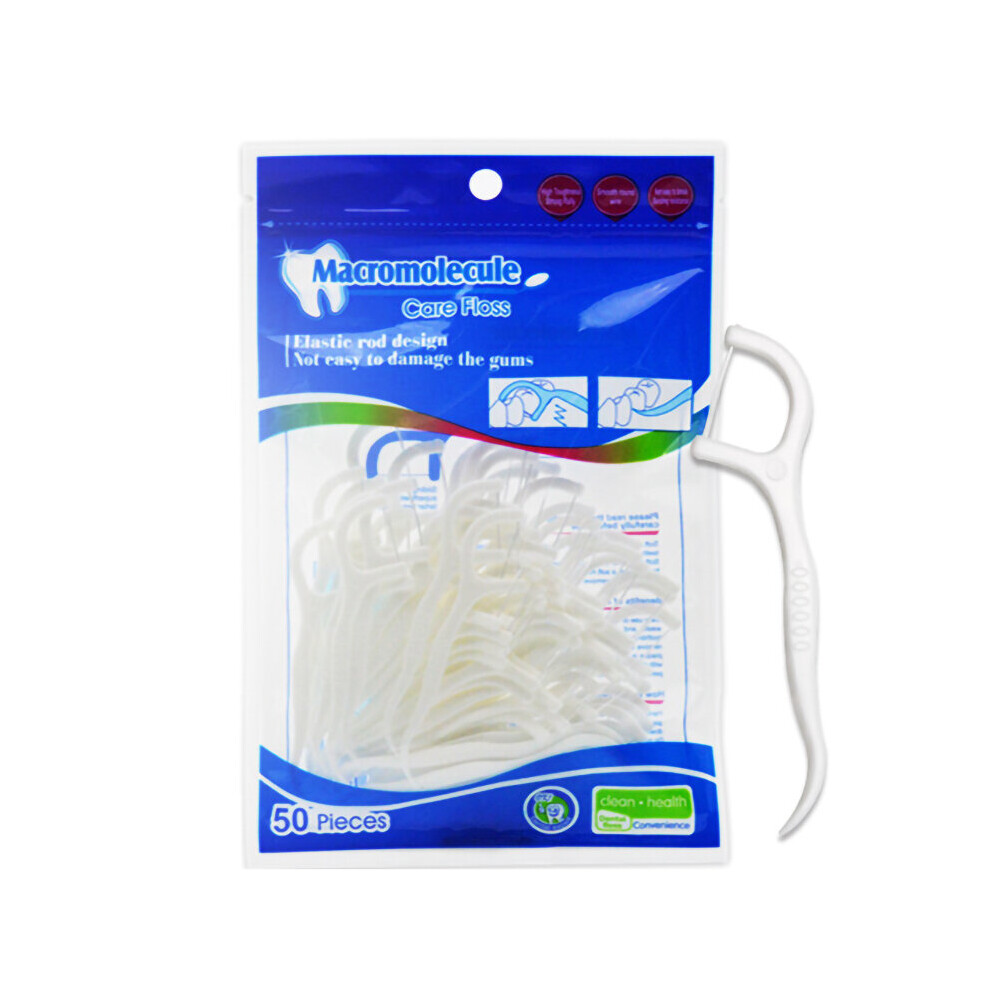 Wejoy 30/50Pcs Dental Floss Picks Interdental Brushes Dental Teeth Sticks Tooth Cleaning Dental Flosser Toothpicks Oral Hygiene Care