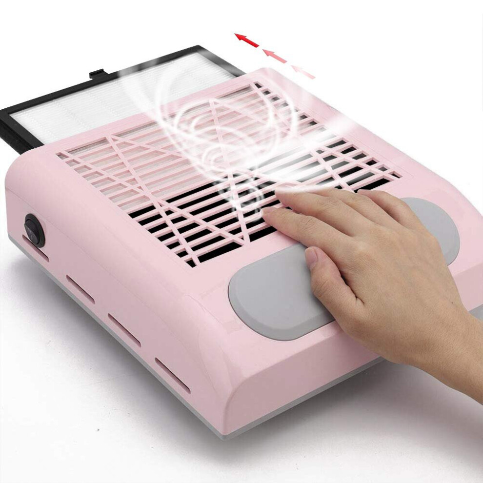 Powerful Vacuum Cleaner For Manicure Hood Machine Nail Dust Suction Collector Vacuum Cleaner For Nails Salon Equipment 5063131582581