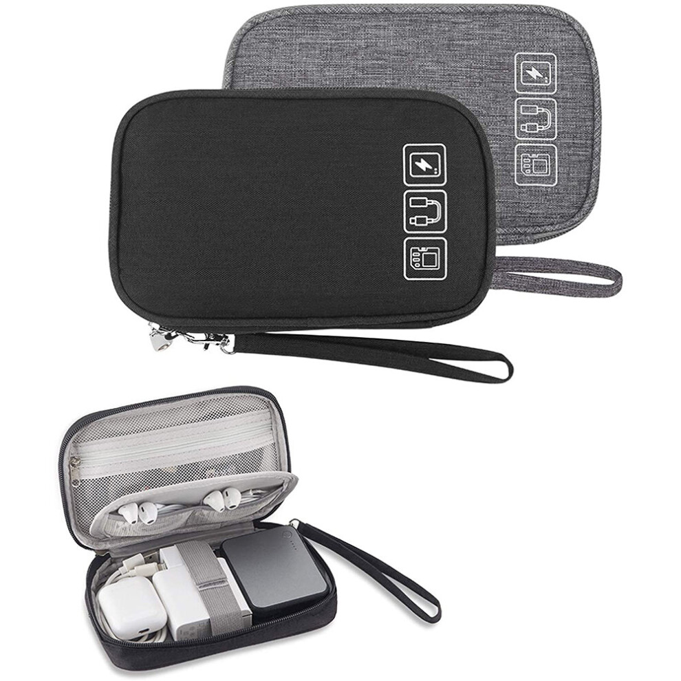 Cable Gadget Organizer Storage Bag Pouch Portable Electronic Accessories Case For Cord Charger Hard Drive Earphone Usb Sd Card 5063131410549