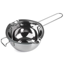 Long Handle Stainless Steel Wax Melting Pot Handmade Scented Candle Soap DIY Material Chocolate Baking Heating Gadget Wax Melts