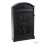 Heavy Duty Black Aluminium Lockable Secure Mail Letter Post Box Letterbox New 4