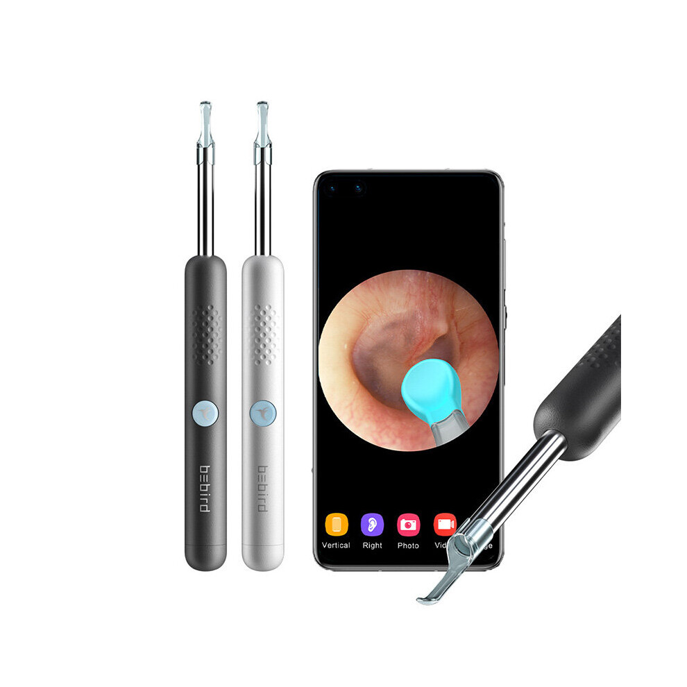 Wejoy Black/White Visual Earpick Smart Ear Wax Pickers High Precision Endoscope Earpick Mini Camera Otoscope Health Care Ear Cleaner