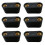 6Pcs Windsurfing Black Plastic 2-Hole Footstrap Insert Windsurf Board Footstrap Replacement Surfboard Surfing Accessorie 2