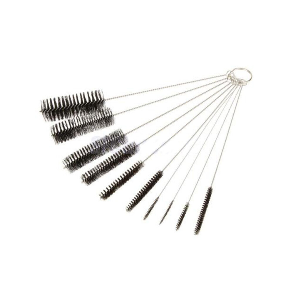 10Pcs Nylon Stainless Steel Tobacco Cleaning Brushes Set Accessory For Tobacco Pipe Smoke Tube Cleaning Tools 5063131402223