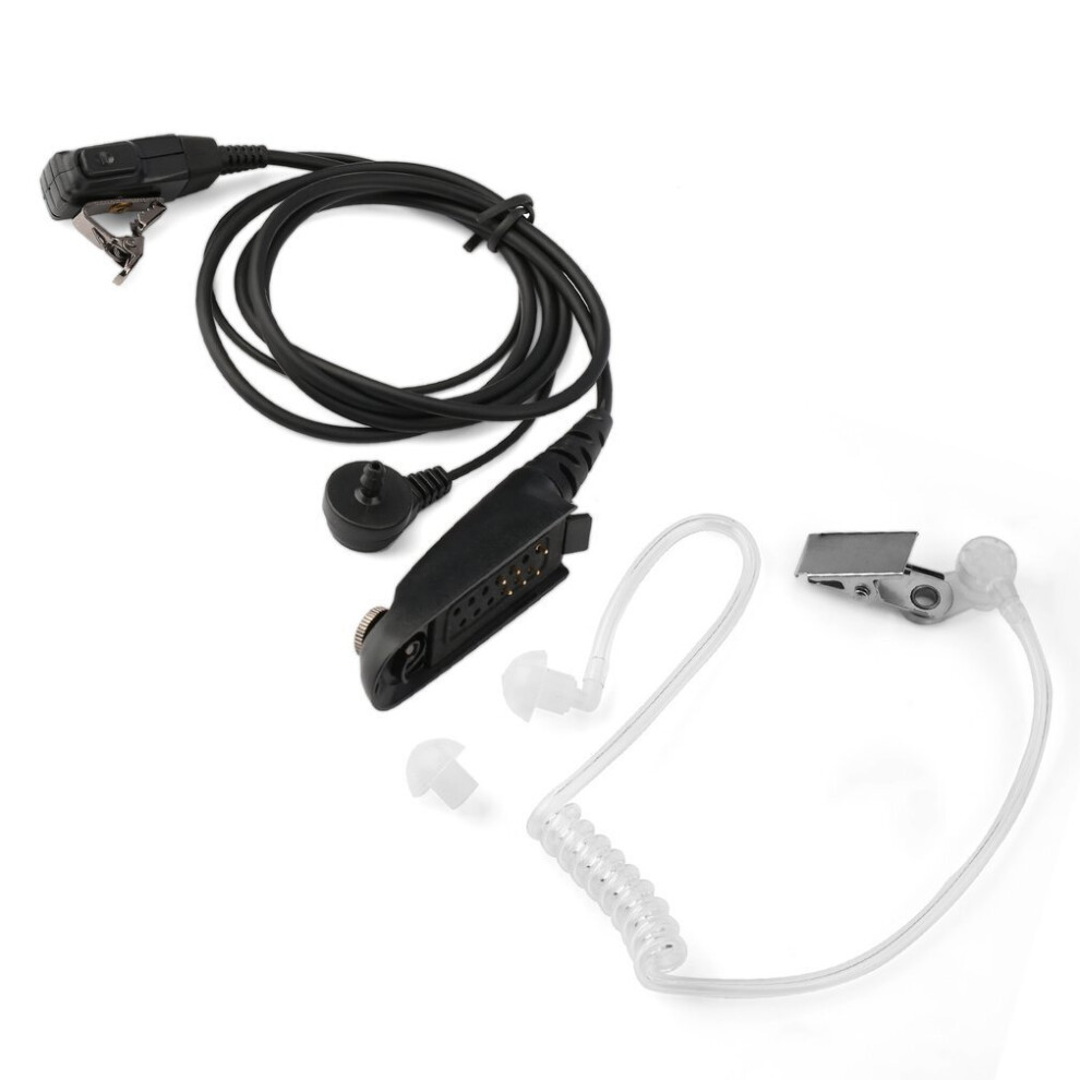Covert Acoustic Tube Earpiece Headset For Motorola Gp328 Gp340 Two Way Radio 5063131638783