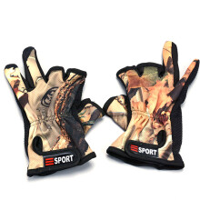 Anti-slip Fishing Glove Breathable Three Finger Cut Gloves for Fishing Cycling Climbing Hunting Outdoor Sports Gloves Fishing