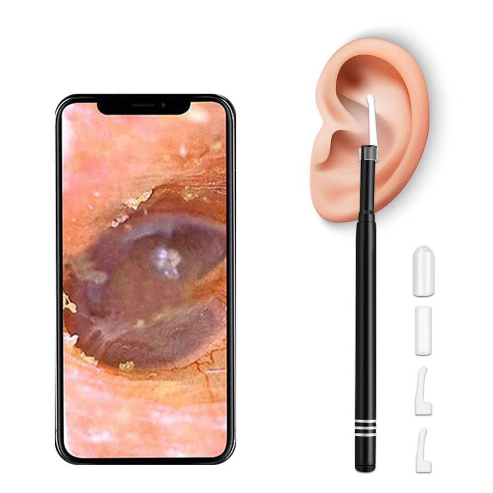 Wejoy Smart Visual Ear Cleaner Ear Stick Endoscope Earpick Camera Otoscope Ear Cleaner Ear Wax Remover Ear Picker Earwax Removal Tool