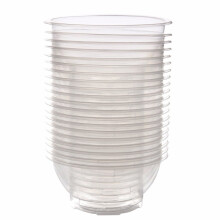 20 Pcs Outdoor Picnic Party Camping Disposable Bowls Clear Plastic Disposable Rice Serving Bowl Kitchen Storage Tool 7*5*12cm