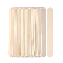 Beaupretty 50pcs Hair Removal Wooden Wax Applicator Sticks Wax Spatula Tongue Depressors