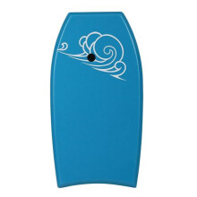 Lightweight Bodyboard with Coiled Wrist Leash, Kids Teens and Adults Surfboards, Perfect Surfing for Sea, Beach, River, Pool