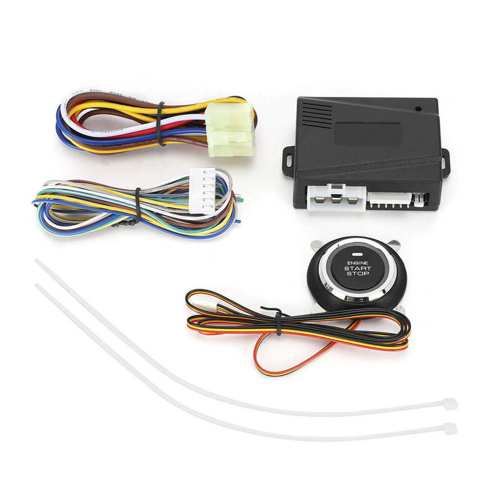 Engine Start Switch Button 24V Universal Engine Stop Start Button Keyless Push Switch Remote Starter Car Alarm Security System 5063131437928